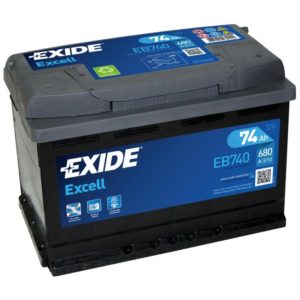Exide EB740 74Ah/680A