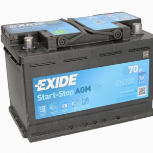 EXIDE EK700 70Ah/760A START & STOP AGM