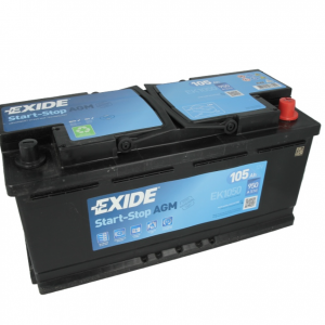 EXIDE EK1050 105AH/950A START&STOP AGM