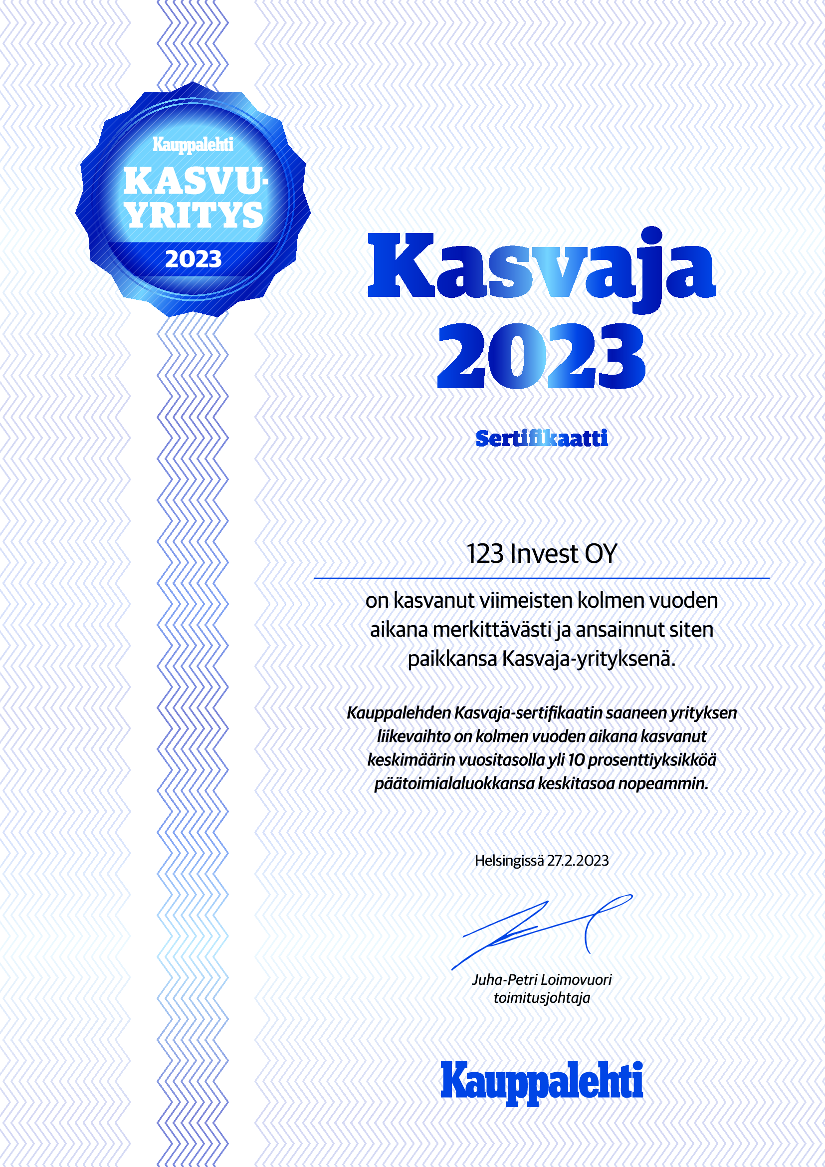 kasvaja 2023